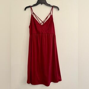 Nine Britton Deep Red Garment